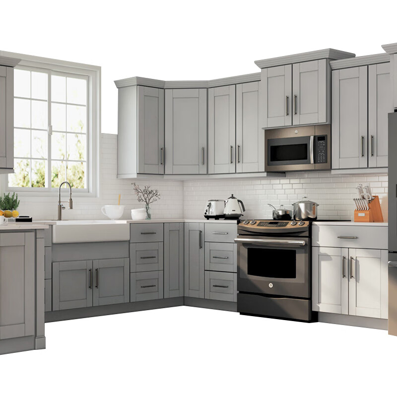 澳博迪整體櫥柜定做 北京實木櫥柜定做廚柜定做紅橡櫥柜美式櫥柜